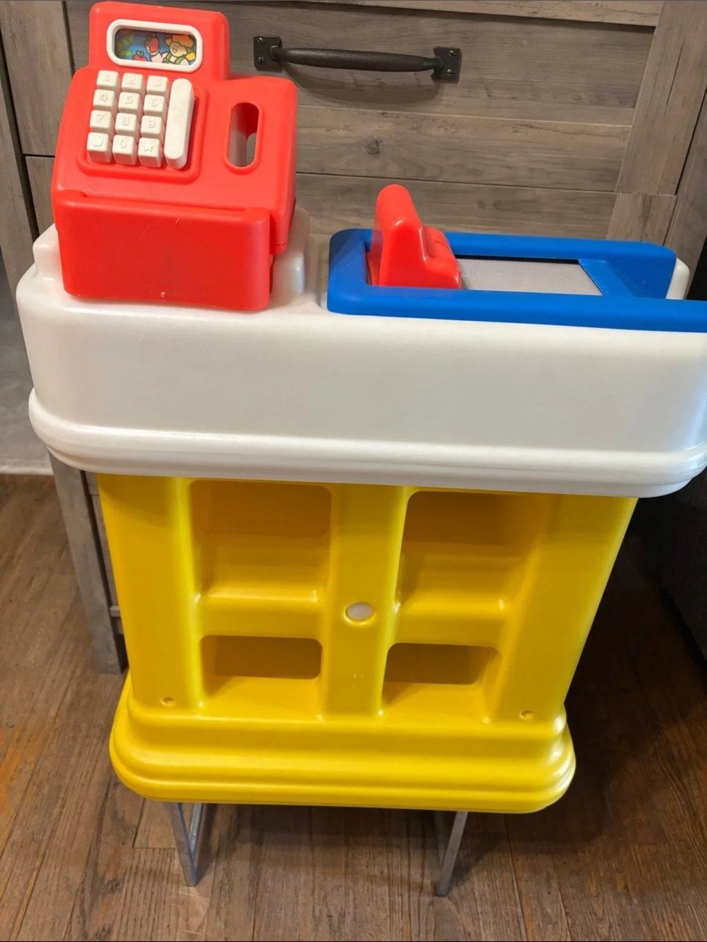 Little Tikes Grocery Store Cash Register Credit Card Checkout Pretend Play RARE